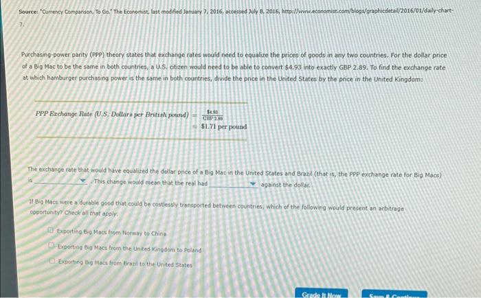 for 2016, the following table shows the local currency price of a