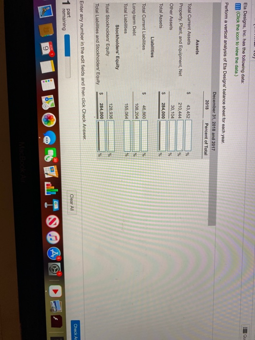 Designs, Inc. has the following data: (Click the icon to view the