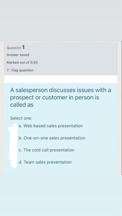 Marked out of 0.50 Flag question The method that uses gifts to