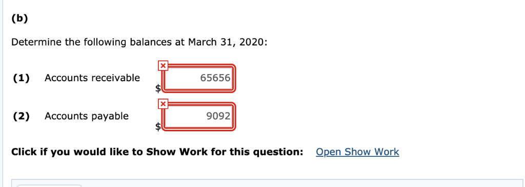 schedule and a cash payments schedule. To that end the following information