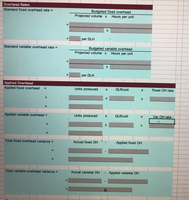 given in the excel (use the same vocabulary and order of the