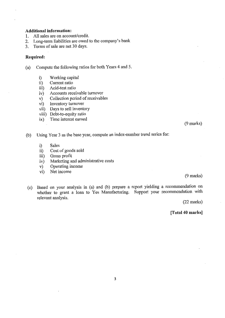 organized five ycars ago and manufactures toys. Its most recent three years'