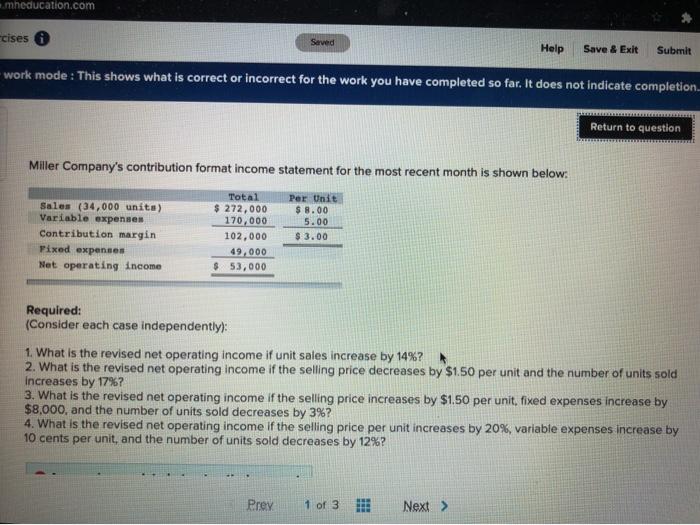  mheducation.com cises Served Help Save & Exit Submit work mode :