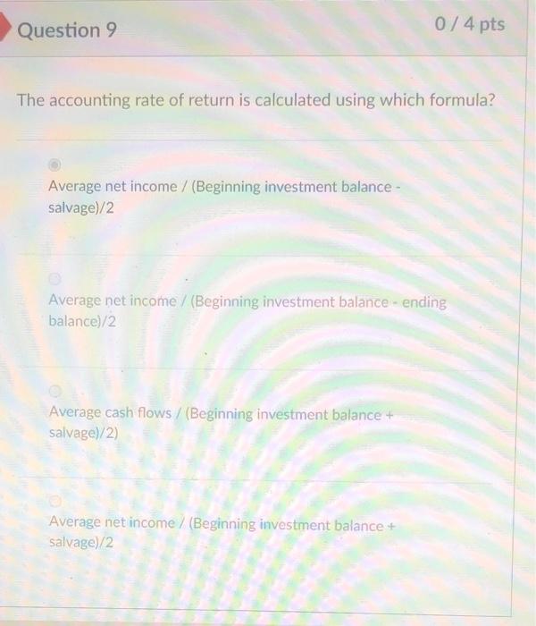 calculating the internal rate of return; The required rate of return is