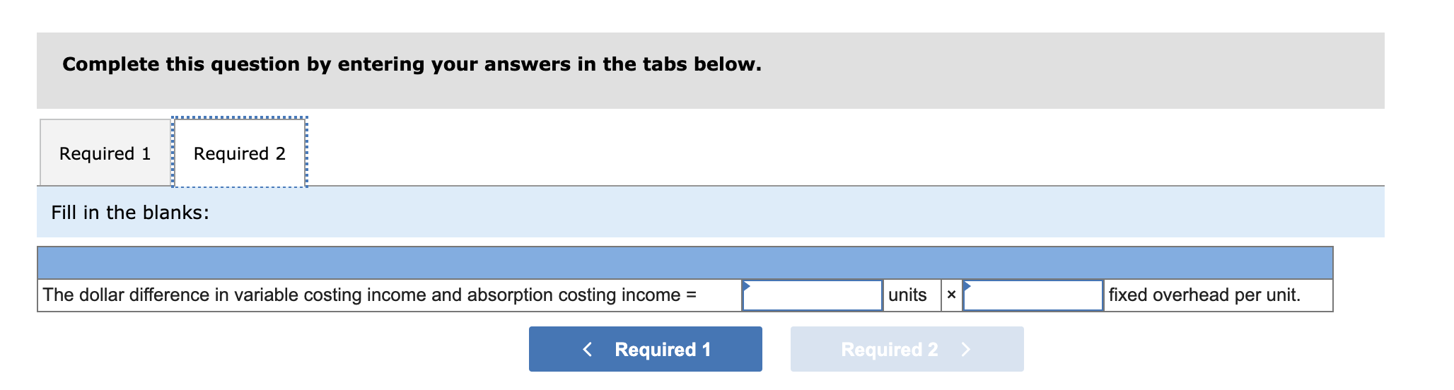 and it prepares the income statement under absorption costing for external reporting.
