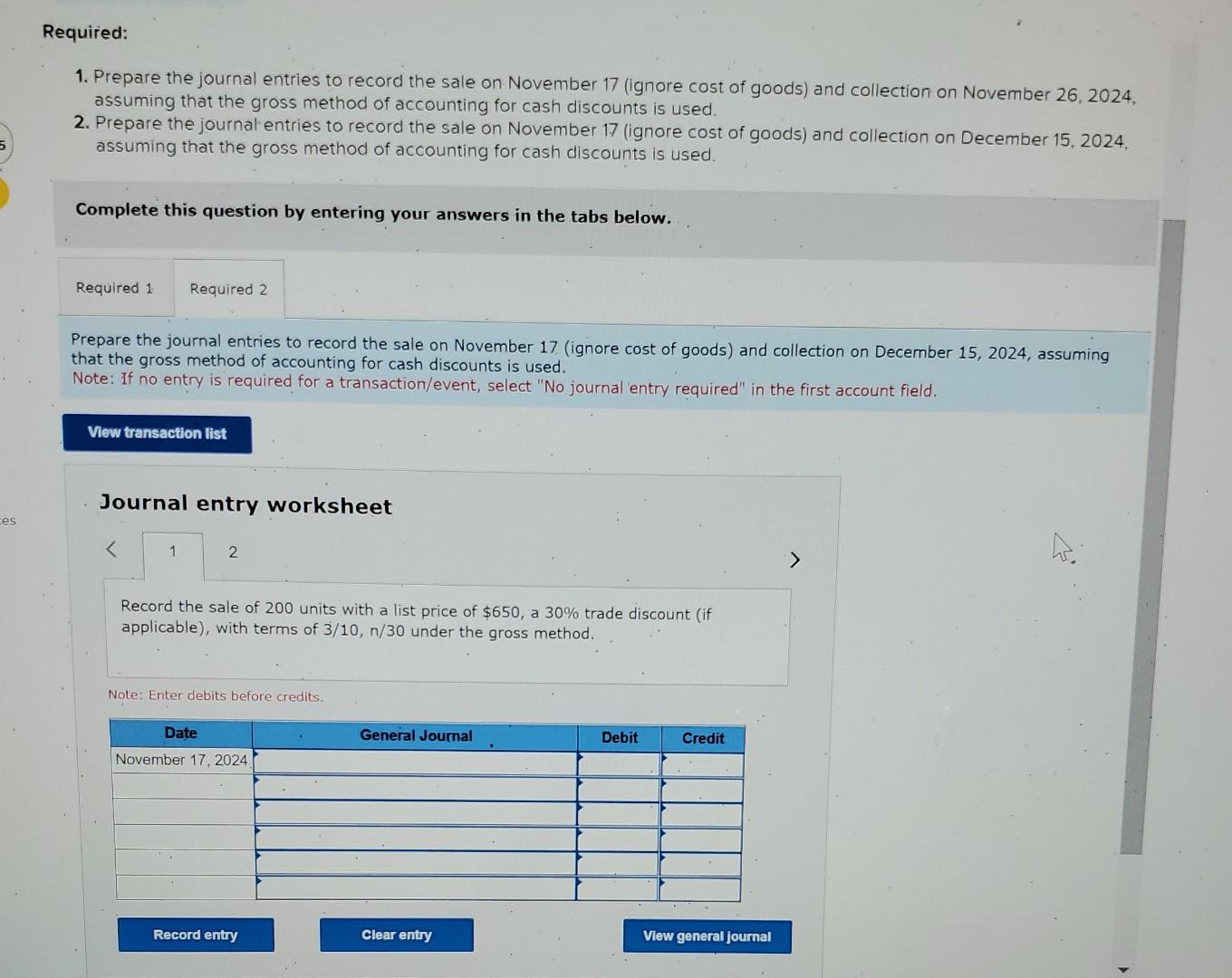 [The following information applies to the questions displayed below.] Tracy Company, a