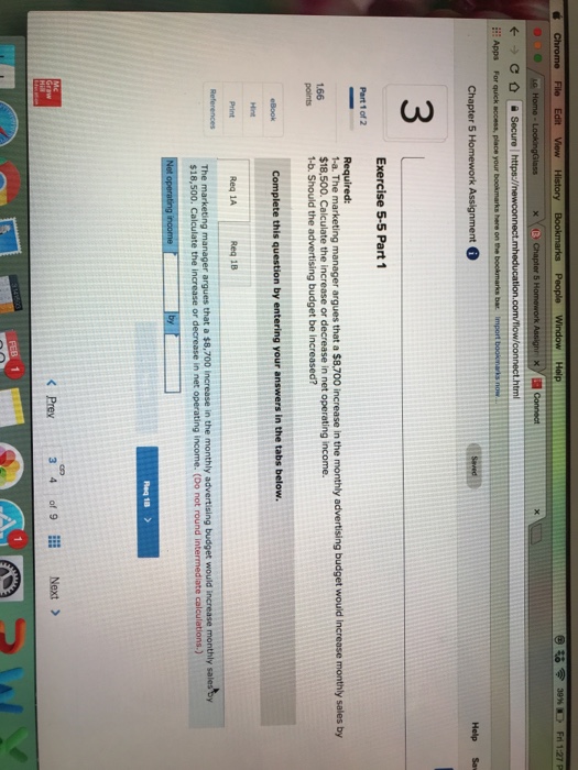 Fixed Costs, Selling Price, and Volume [LO5-4) (The following information applies to