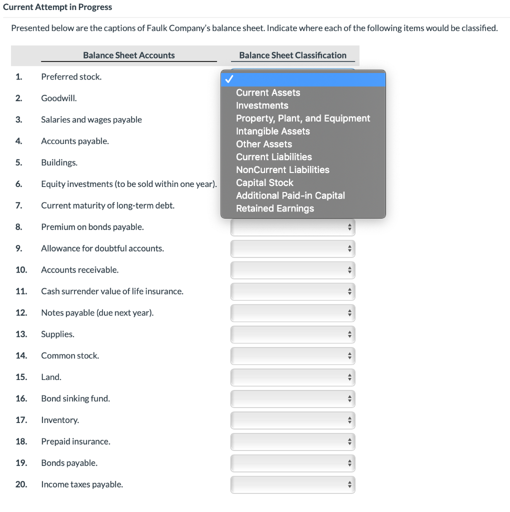 Current Attempt in Progress Presented below are the captions of Faulk