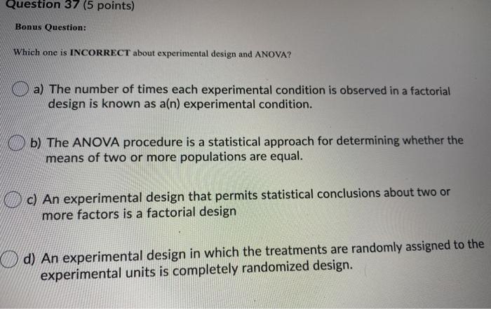 A statistical test conducted to determine whether to reject or not reject