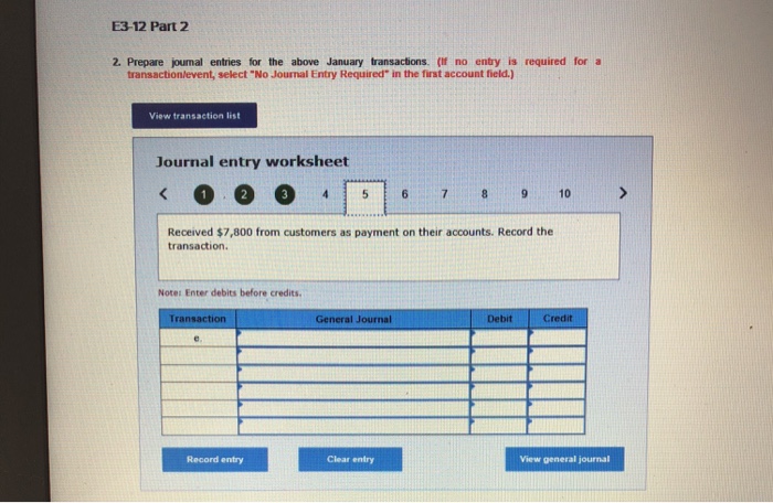 please! Thanks E3 12 and E3-13 Recording and Posting Accrual Basis Journal