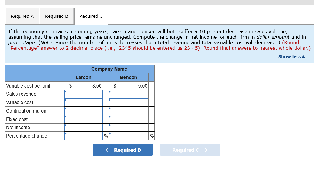 nervous, however, about future economic volatility. He asks you to analyze the