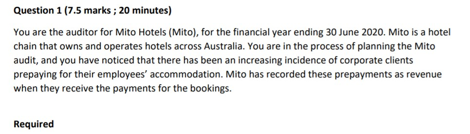 Auditing and Assurance Services d) Outline a specific, practical preventive control that