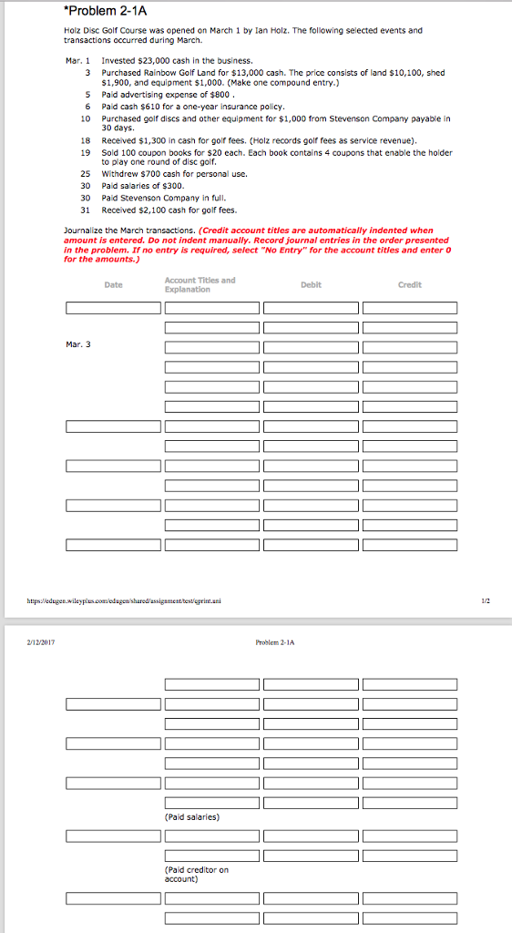  Holz Disc Golf Course was opened on March 1 by Ian