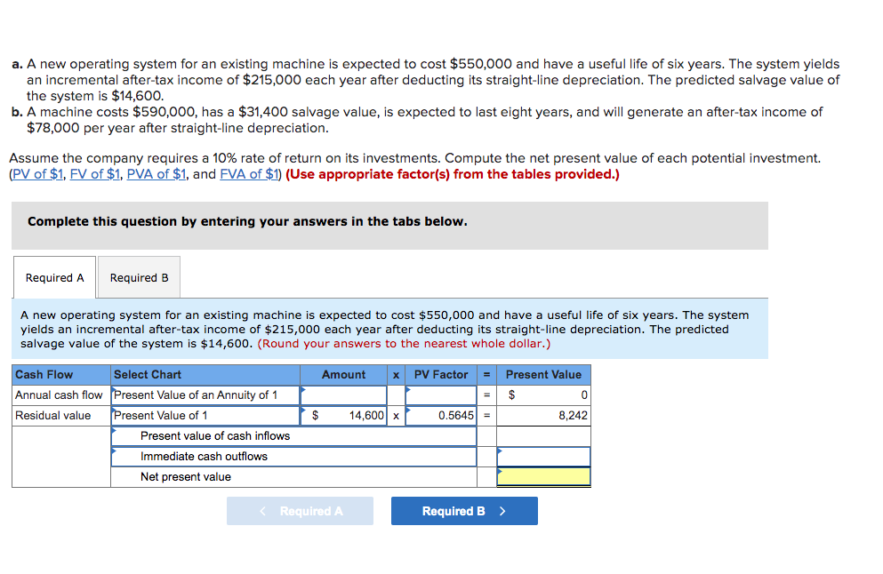  A new operating system for an existing machine is expected to