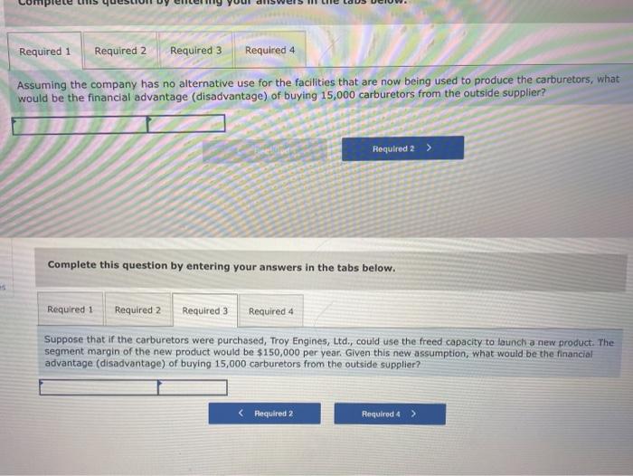 Ltd., manufactures a variety of engines for use in heavy equipment. The