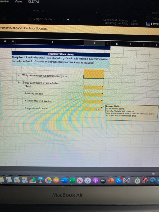 the PROBLEM Die Candle Supplysis. The sales mi ( spermitage of dollar