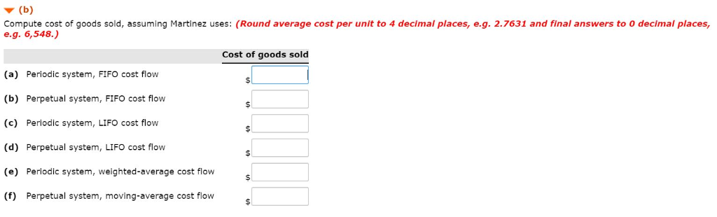 Submission) Martinez Company is a multi product firm. Presented below is information
