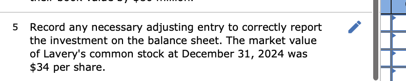 December 31, 2024 was \\( \\$ 34 \\) per share. On January