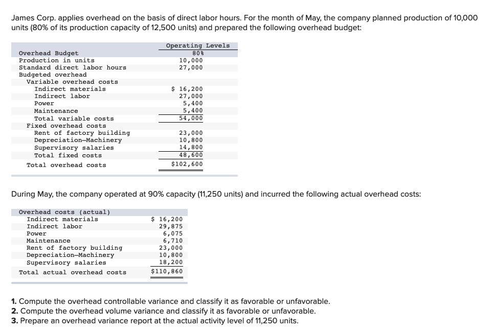 Please help! I don't know where I'm going so wrong! James Corp.