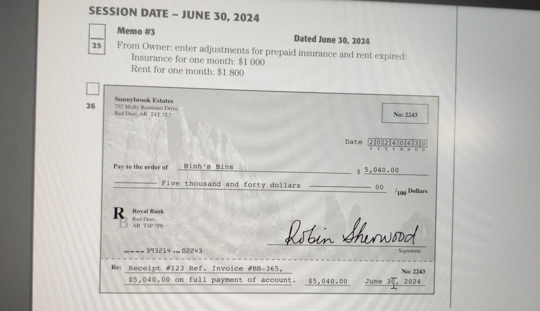 of the supplies was $170 plus $8.50 GST paid. The revised purchase