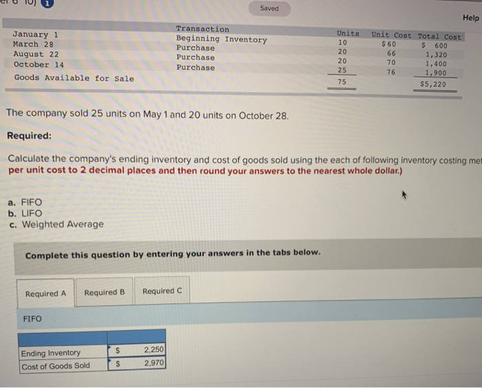 Maynor Company, which uses a periodic inventory system: Units January 1 March
