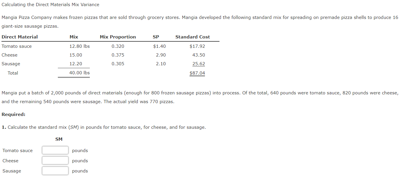 Please help and explain if you can. Thank you! Calculating the Direct