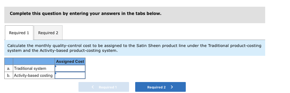 Urban Elite Cosmetics has used a traditional cost accounting system to apply