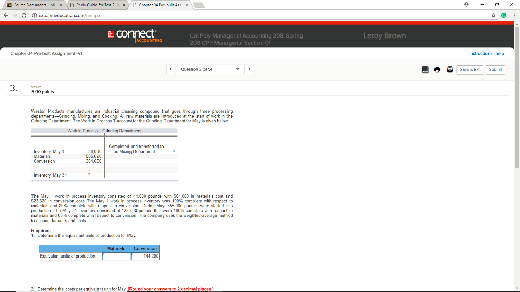 Given the following data how would one solve items 1.), 2.), &