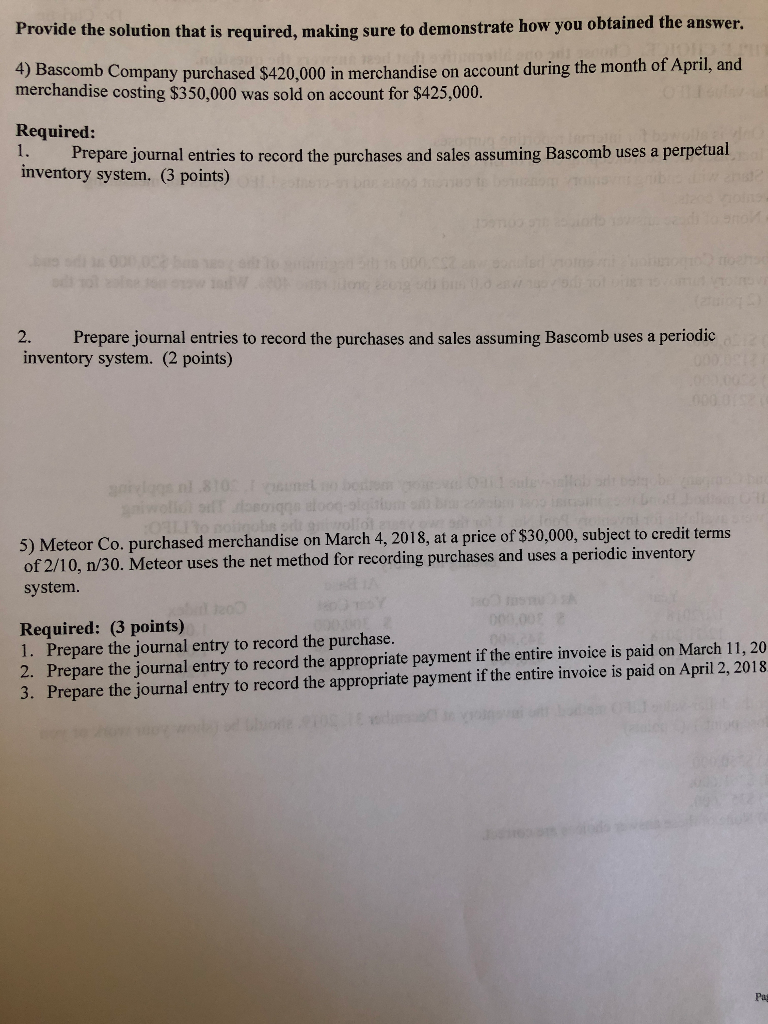  Provide the solution that is required, making sure to demonstrate how