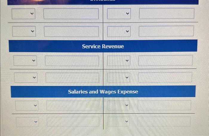 in cash and the balance on account. 8 Performed services on account