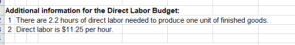 2000 38,000 Total Sales Additional information for the Production Budget: 1 Beginning