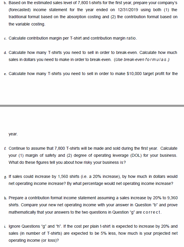 You also need to print flyers, etc. for selling and administrative purposes.