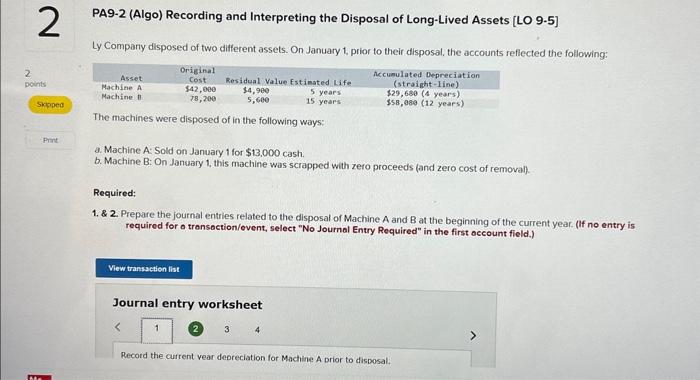  required for a transaction/event, select "No Journal Entry Required" in the