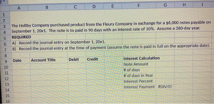  a) Record the journal entry on September 1 b) record a