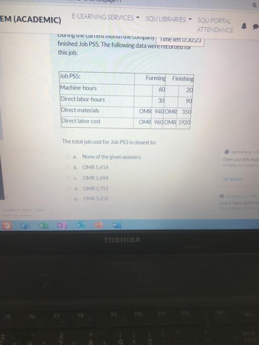 job-order costing system and computes a predetermined overhead rate in each production