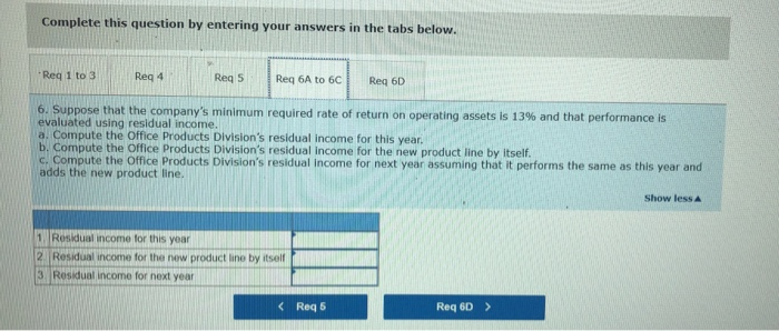 manager of Billings Company's Office Products Division "But I want to see