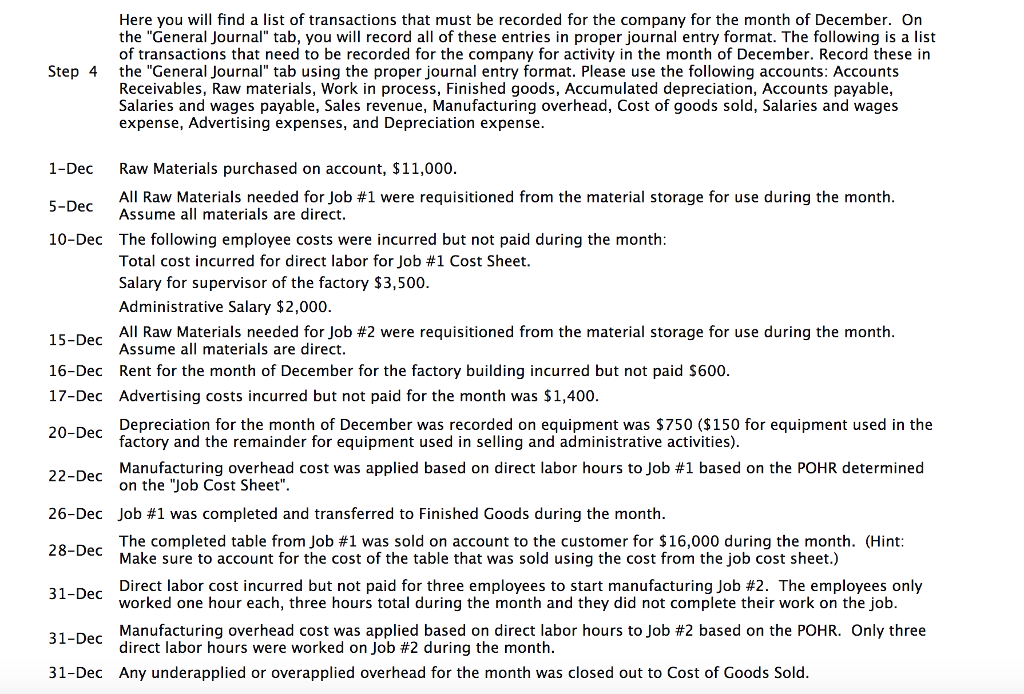 you! You work for Thunderduck Custom Tables Inc. This is the first