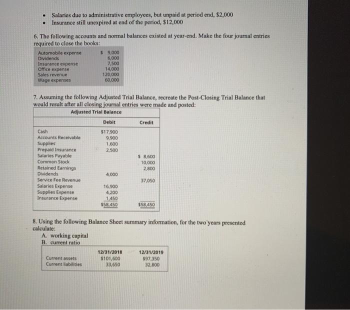 for this assignment. 1. Prepare journal entries to record the following transactions,