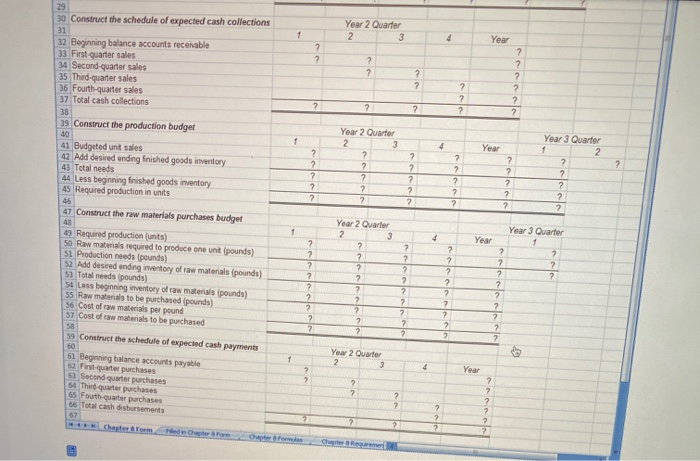 to recreate the Review Problem related to Mynor Corporation. Download the workbook