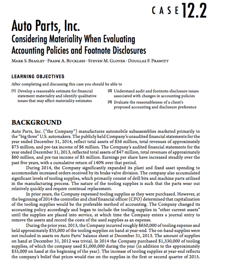 Section 12: Completing the Audit, Reporting to Management, and External Reporting