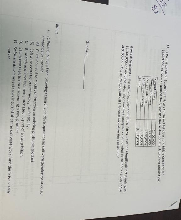 Please help with this accounting !I will give a thumbs up and