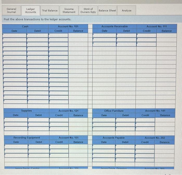 Leadership Coaching Agency. DATE TRANSACTION June 1 Jenna Davis invested $43,600 cash