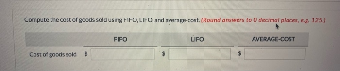 Data for product E2-D2 includes the following purchases. Date Number of Units