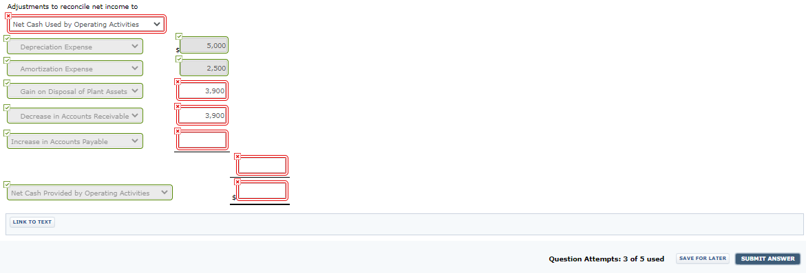 Bramble Corp. reported net income of $114,500 for 2019. Included in the