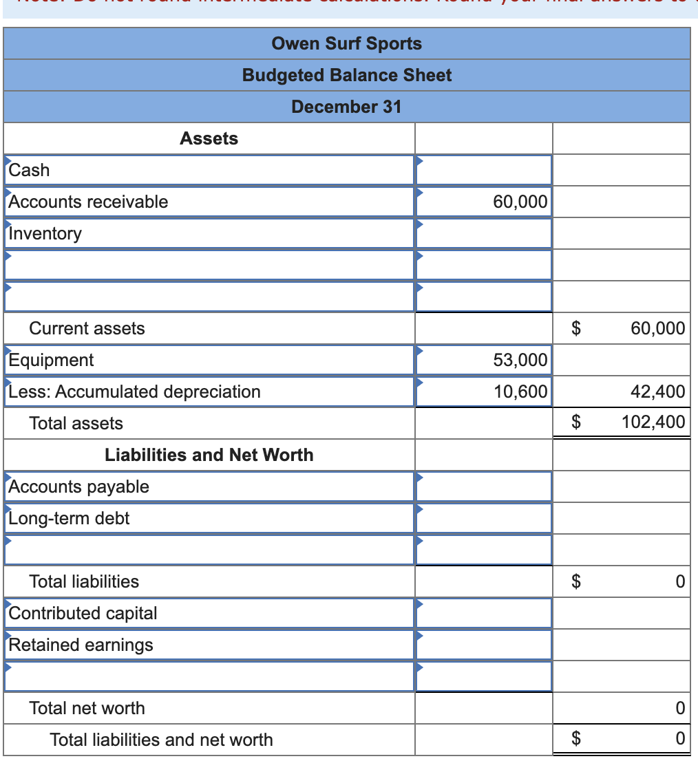 plugged in till now are correct Required information [The following information applies