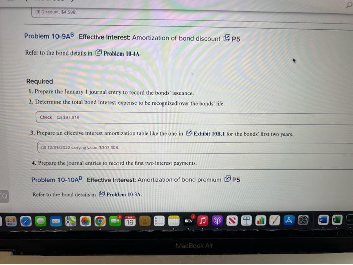 discount [ P2 Page 417 Legacy issues $325,000 of 5%, four-year bonds