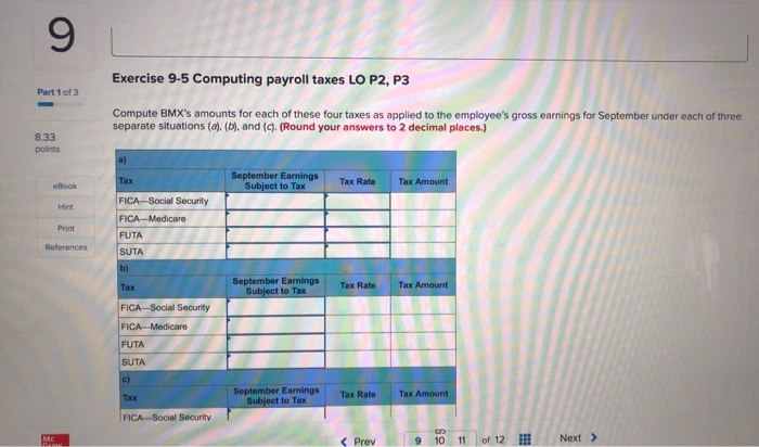 Ch 9: Homework Saved Help Save: 9 Part 1 of 3 Required