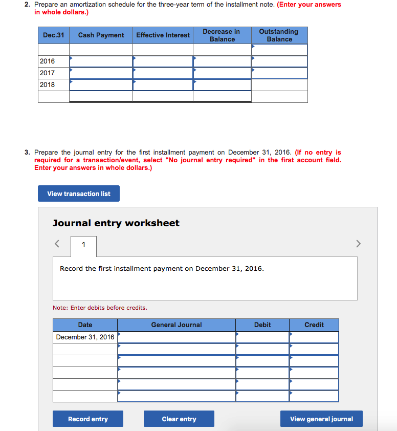 [LO14-3] FinanceCo lent $8.8 million to Corbin Construction on January 1, 2016,