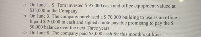  prepare suitable entries for the following case a- On June 1.