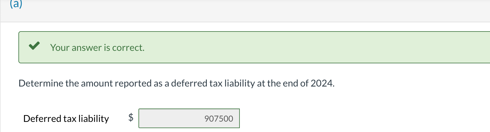2024 is caused by a $3.63 million deferred gain for tax purposes